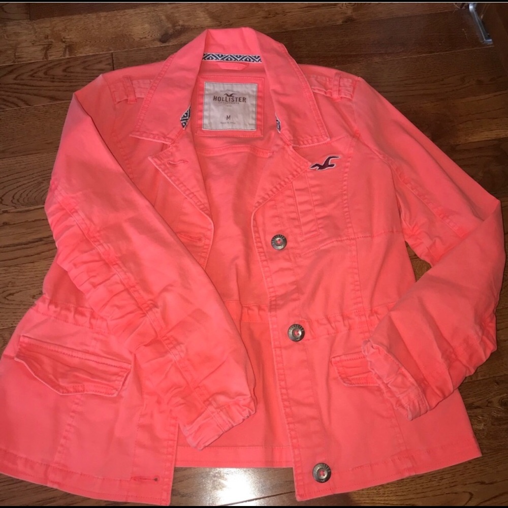 Coral Hollister Jacket